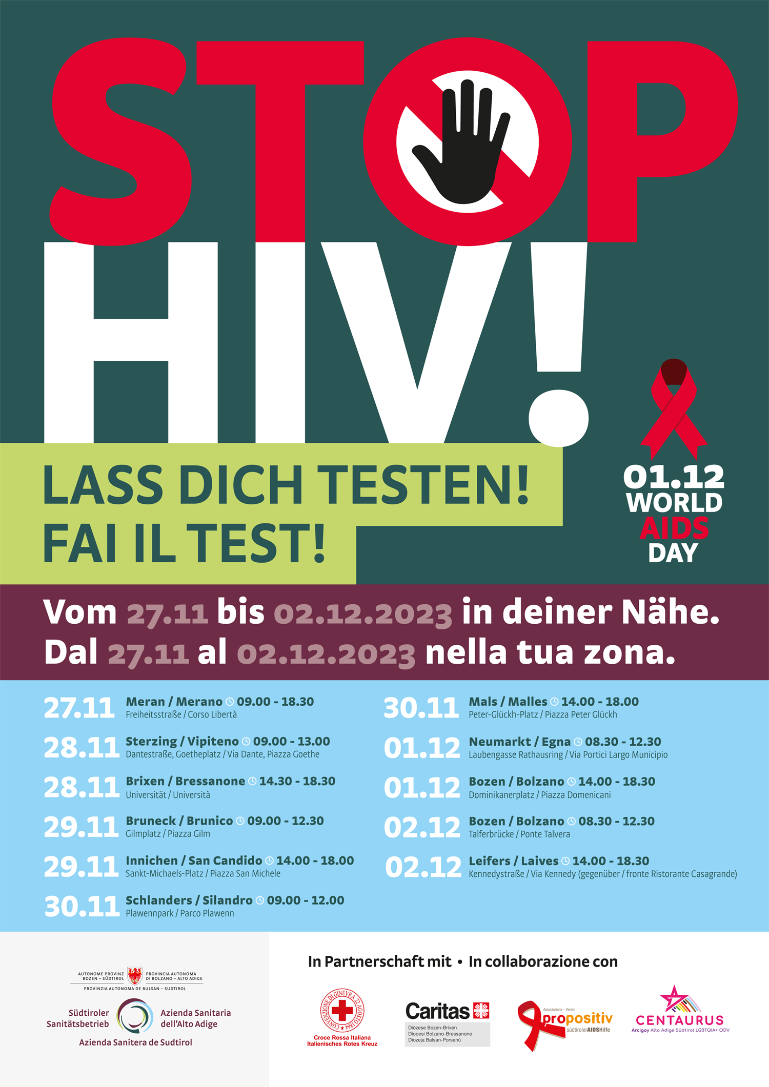 Stop HIV Poster